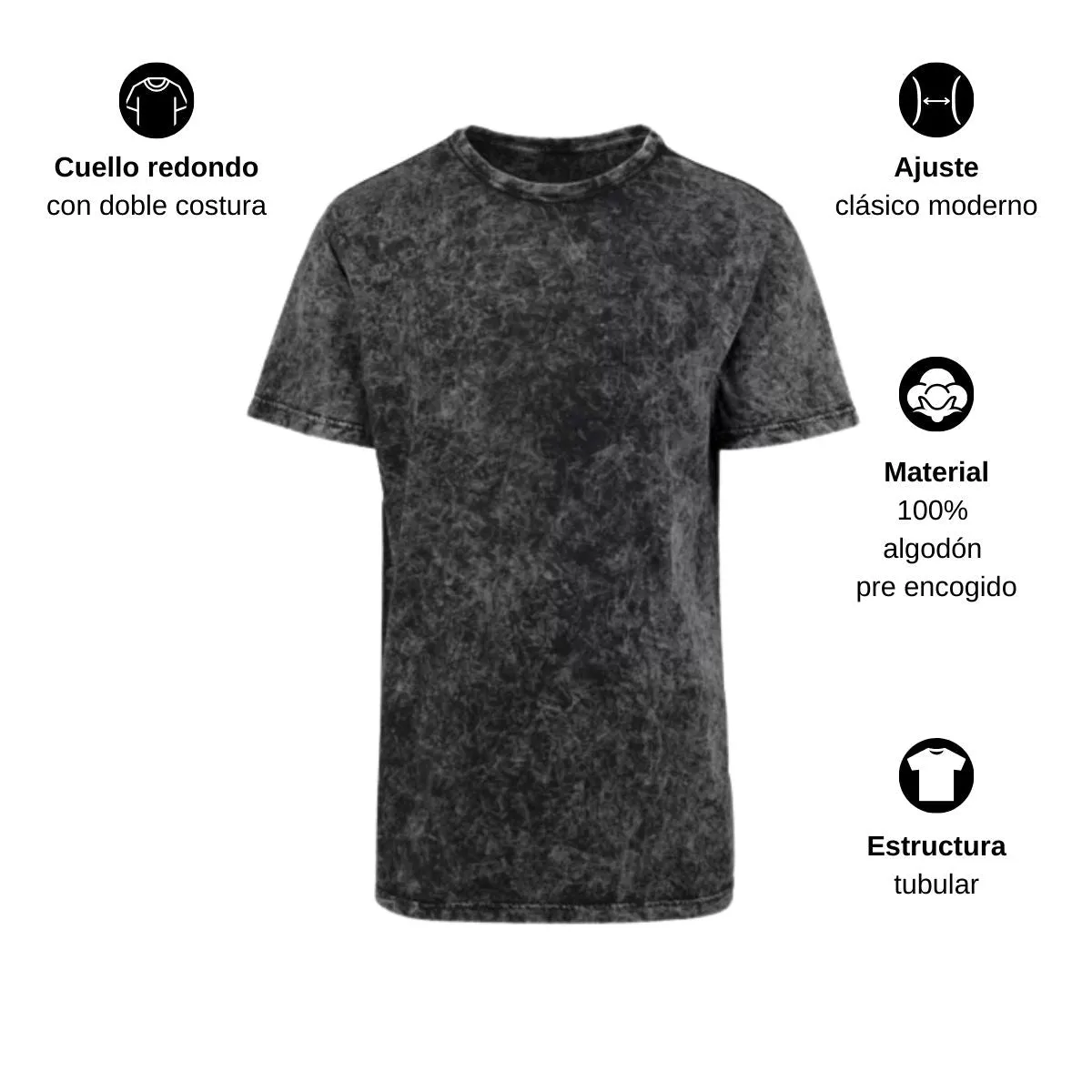 Playera Hombre M Wash JHK TSRMINERAL