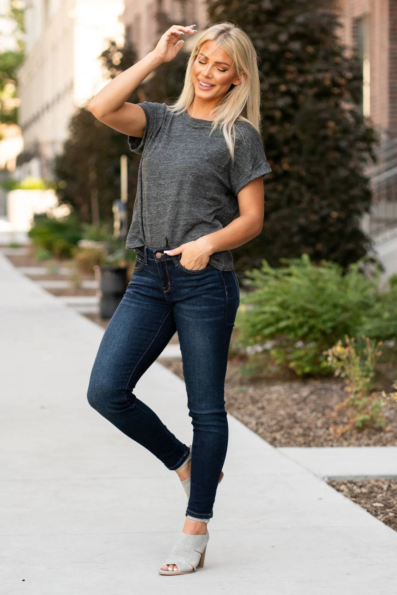 Plus Size Joanne Mid Rise Skinny