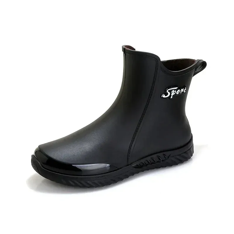 plush Rain Boots