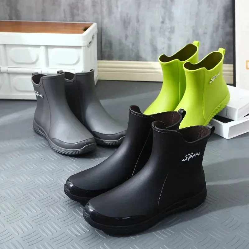 plush Rain Boots