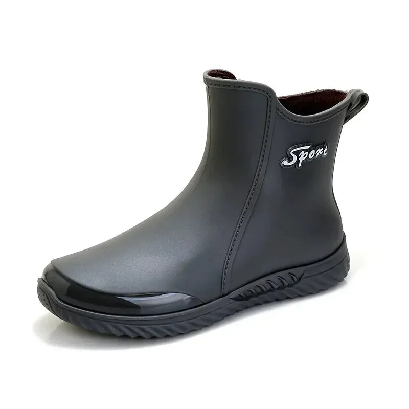 plush Rain Boots