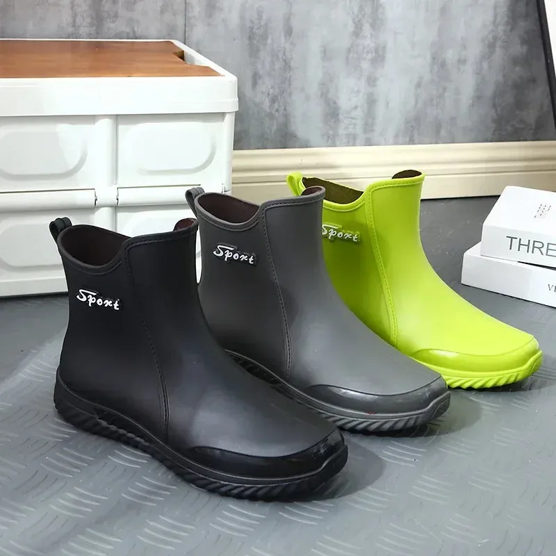 plush Rain Boots