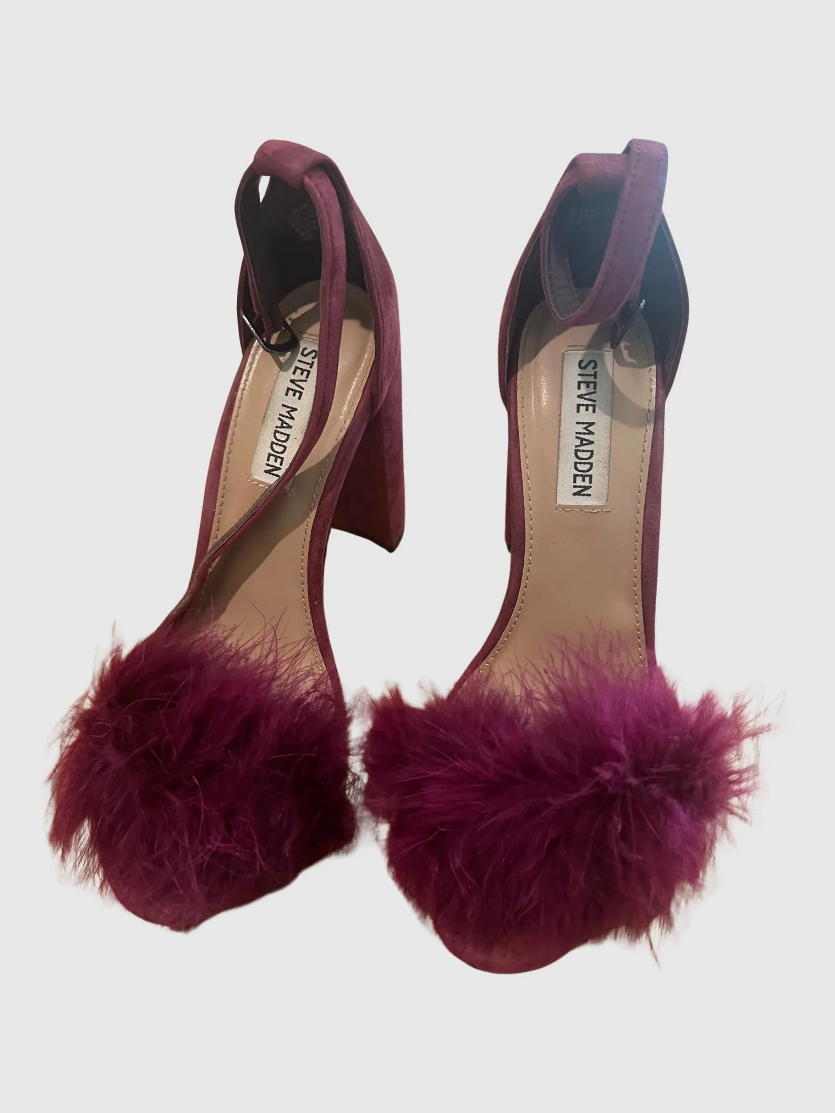 POMPOM SANDALS BURGUNDY - SM REBOOTED