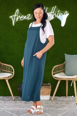 PRE-ORDER** Apron Dress - Teal