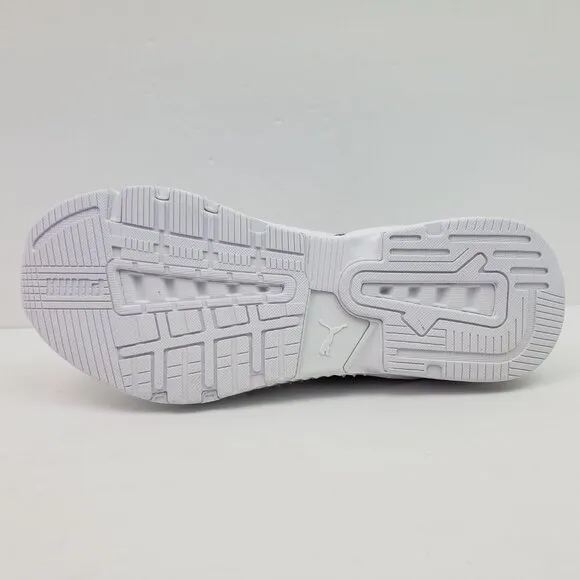 PUMA Provoke XT Untamed Mid Womens Size 5.5 White Silver Sneaker Shoes 194432-01