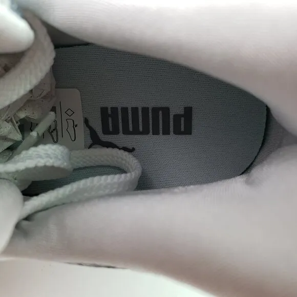 PUMA Provoke XT Untamed Mid Womens Size 5.5 White Silver Sneaker Shoes 194432-01