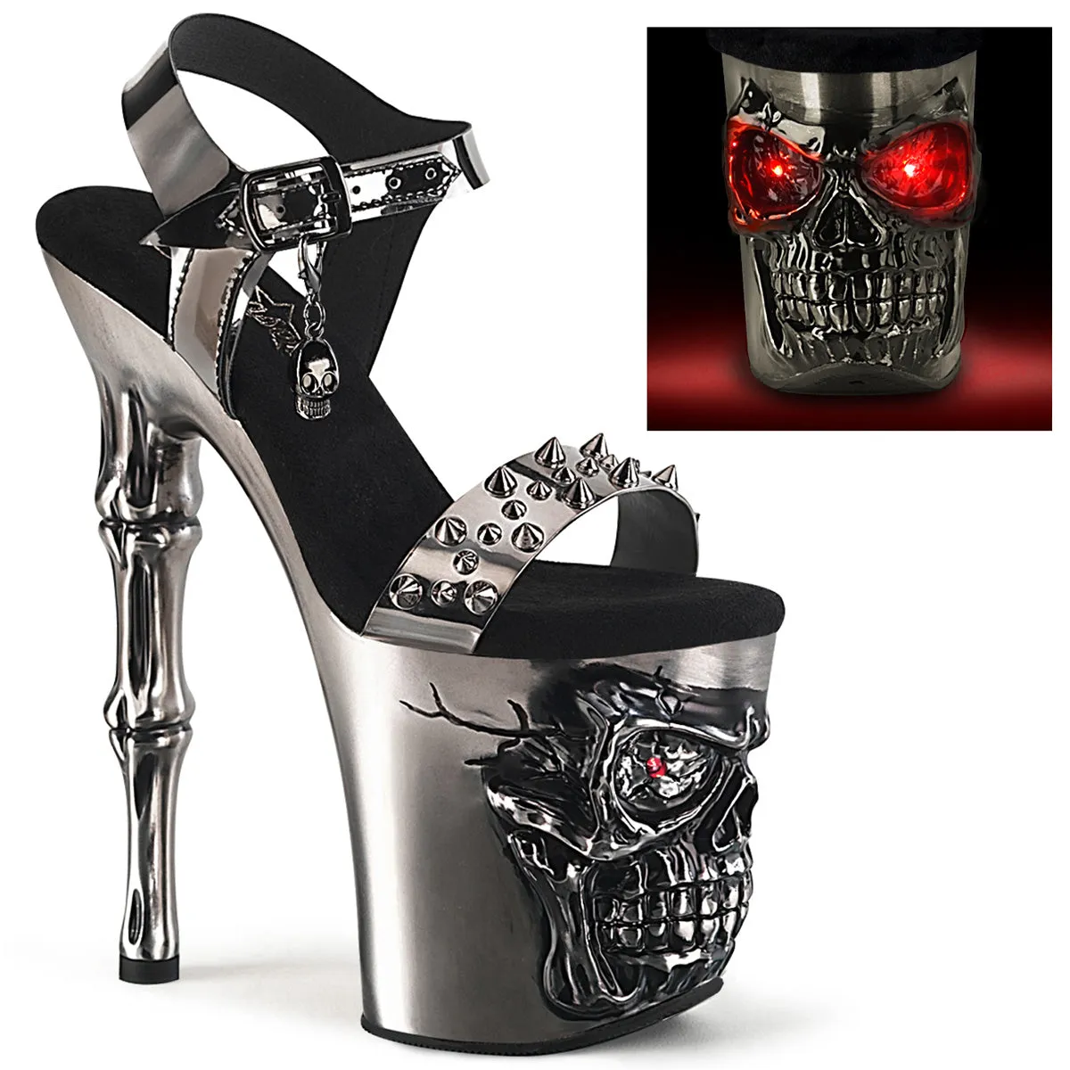 RAPTURE-812-LT  Pewter TPU/Satin Pewter Chrome