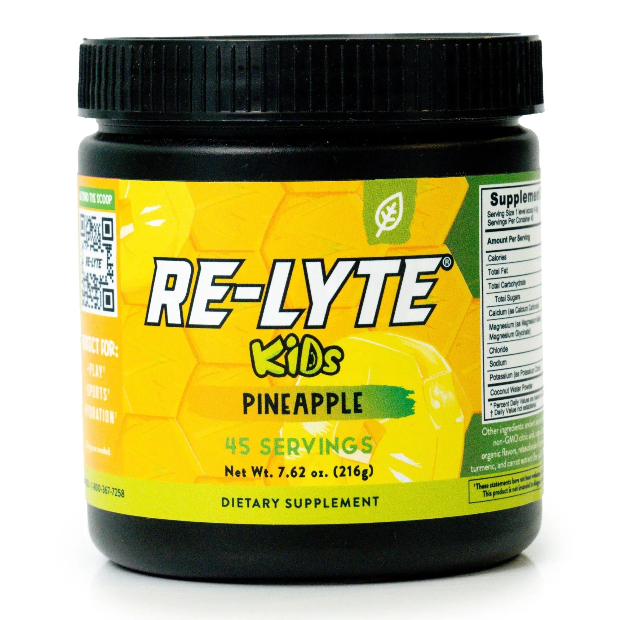Re-Lyte Kids Hydration - Pineapple - Tub - 45 Serves