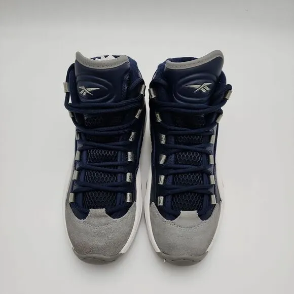 Reebok Question Mid Retro Georgetown‎ Iverson GS Size 5.5 FX1074 90s HOYAS Kids