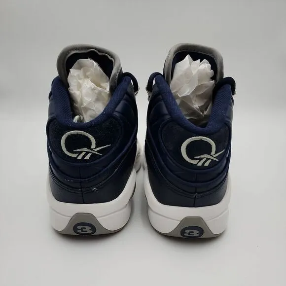 Reebok Question Mid Retro Georgetown‎ Iverson GS Size 5.5 FX1074 90s HOYAS Kids
