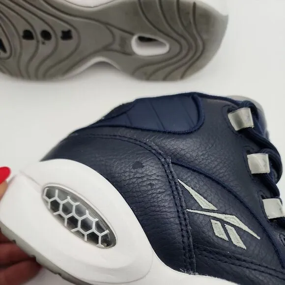 Reebok Question Mid Retro Georgetown‎ Iverson GS Size 5.5 FX1074 90s HOYAS Kids