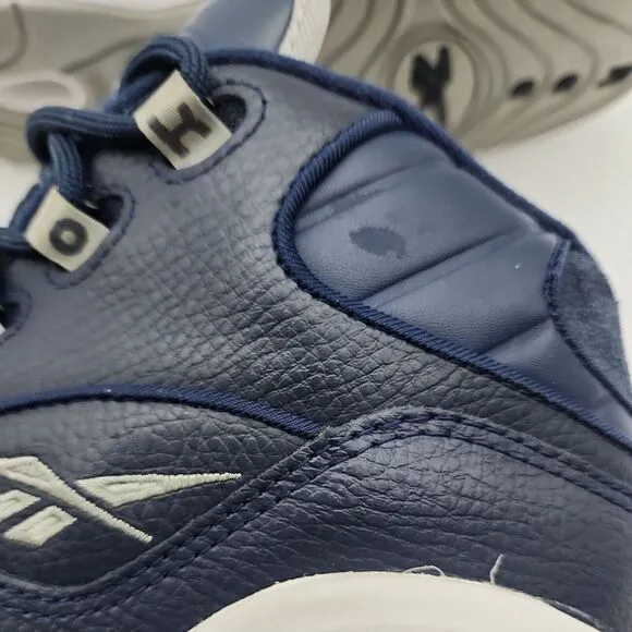 Reebok Question Mid Retro Georgetown‎ Iverson GS Size 5.5 FX1074 90s HOYAS Kids