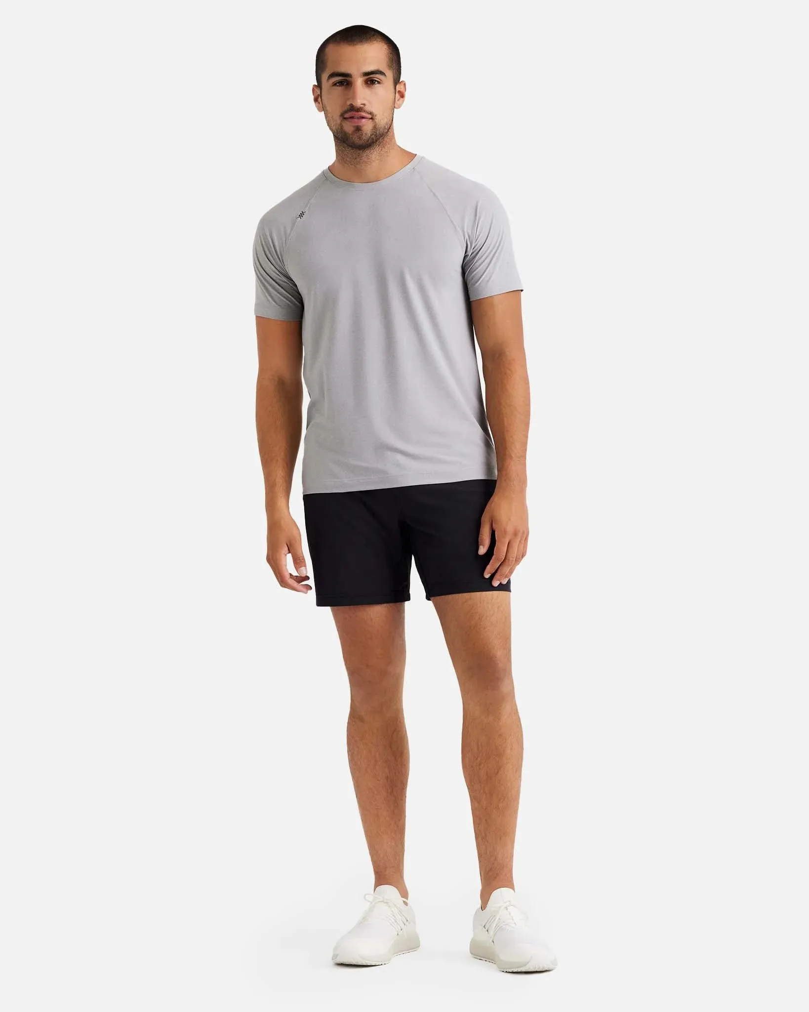 RHONE MAKO LINED  SHORT 7IN - BLACK