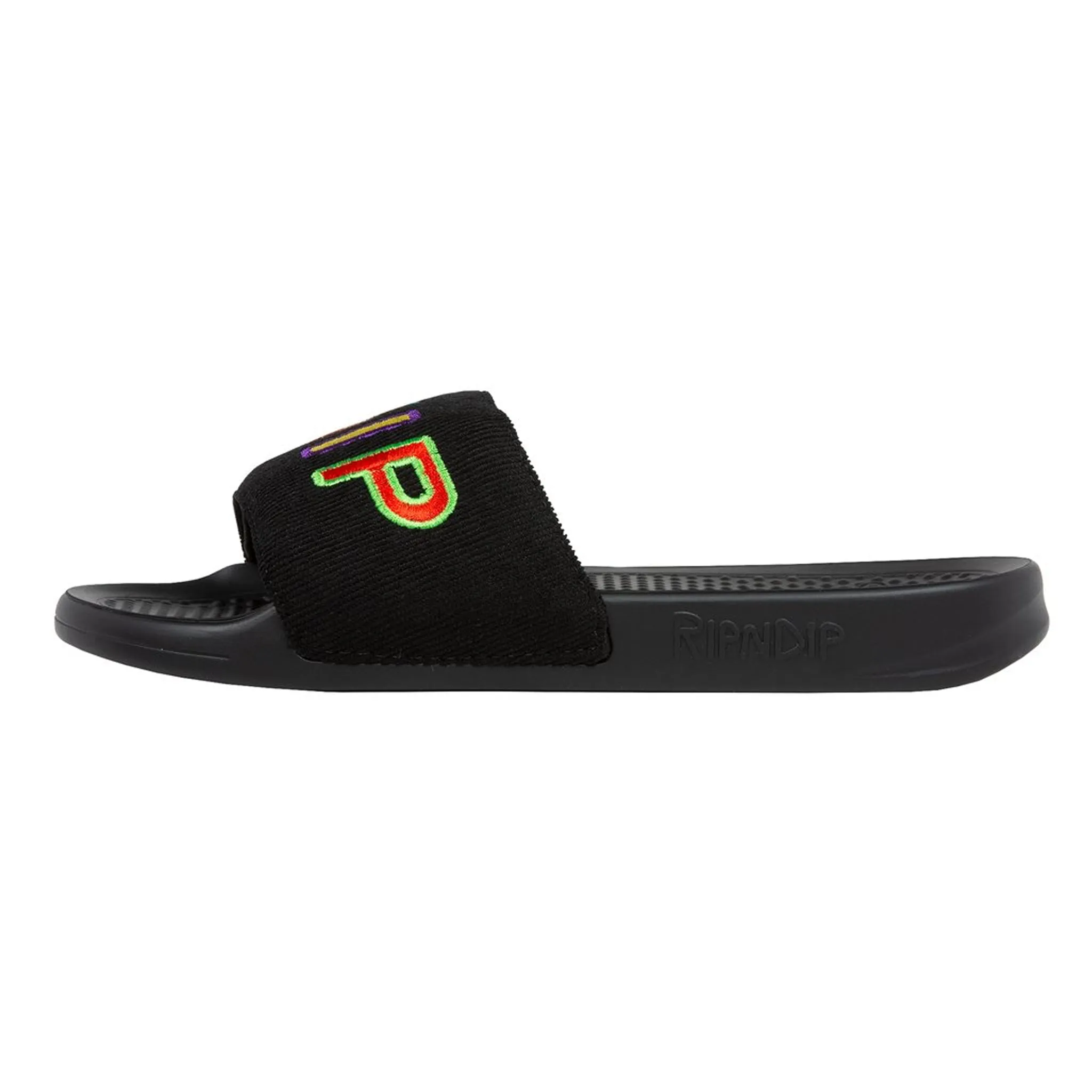 RIPNDIP Prisma Corduroy Slides (Black)