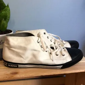 SeaVees Mid-Cut White Walls Sz 12