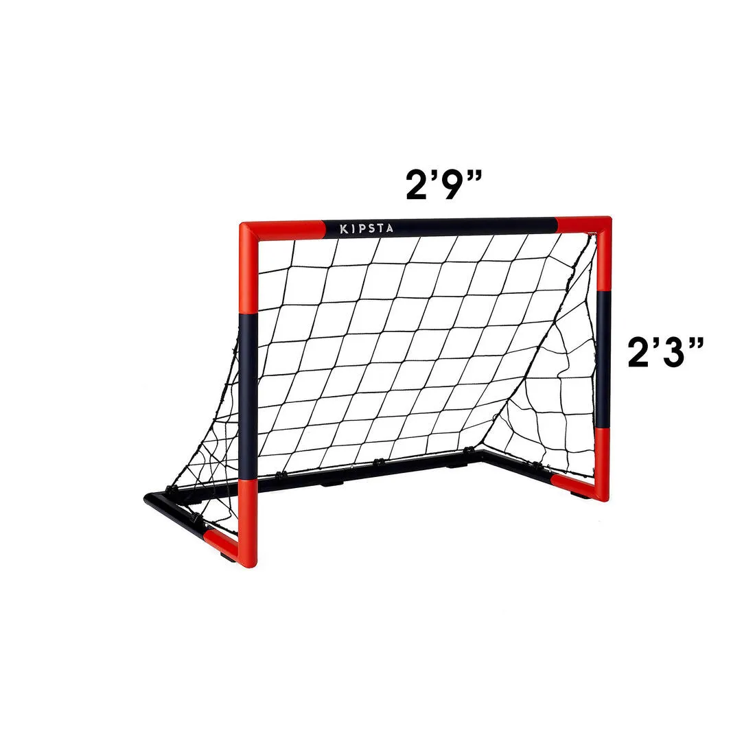 Small Football Goal By Kipsta - 3x2ft - Navy/Orange