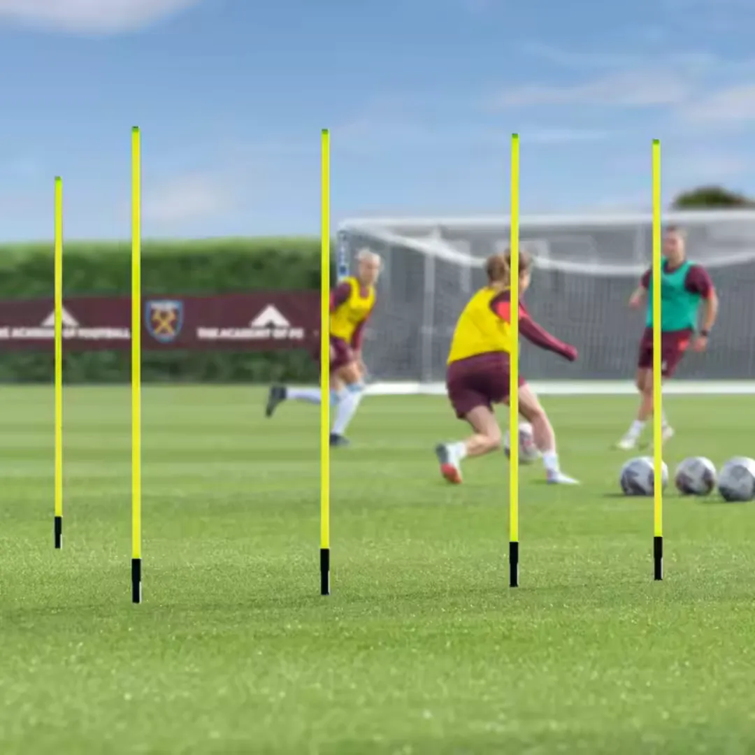 Soccer Agility Slalom Pole Set – Speed & Footwork Training Equipment