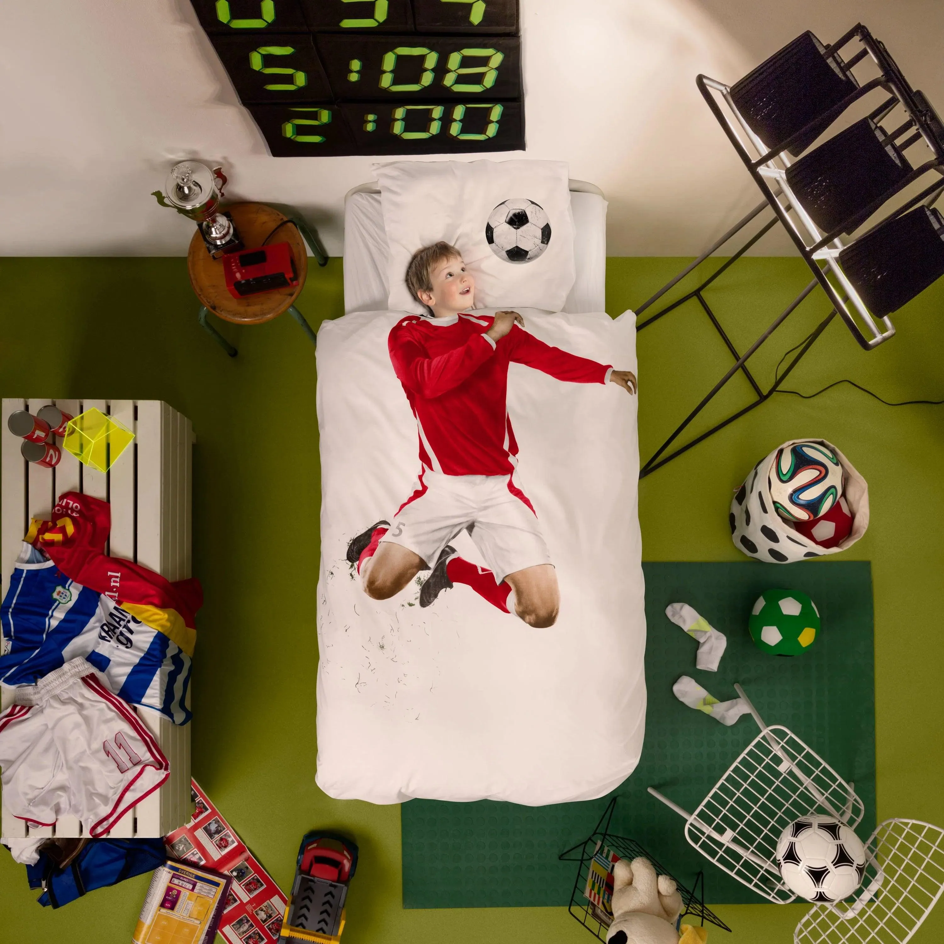 Soccer Champ Red dekbedovertrek DE