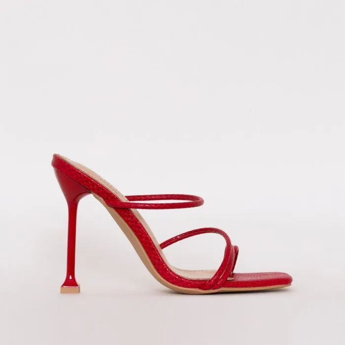 Stiletto high heel slippers
