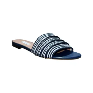 Tabitha Simmons Jodie Navy Satin