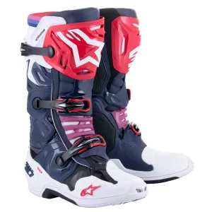 Tech-10 Supervented Boots Nigh Navy/White/Rain Blue 10