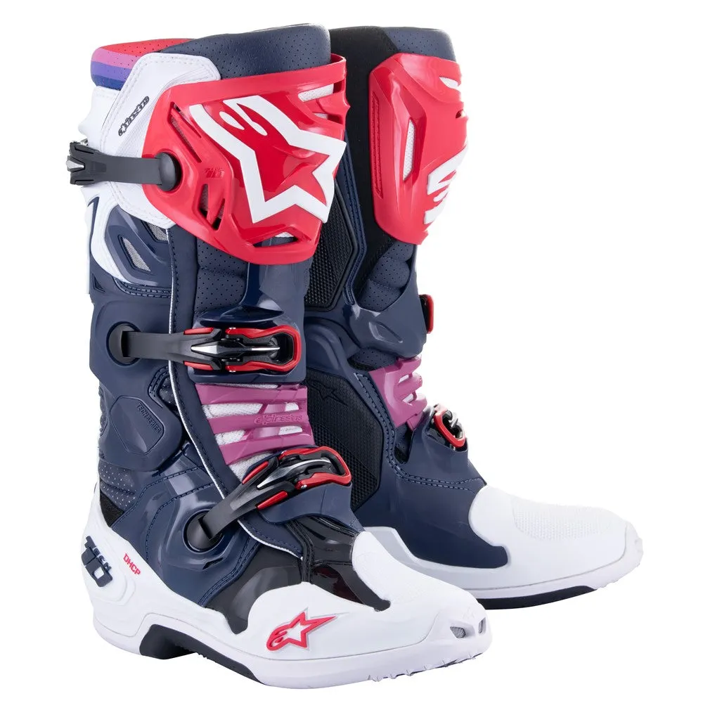 Tech-10 Supervented Boots Nigh Navy/White/Rain Blue 10