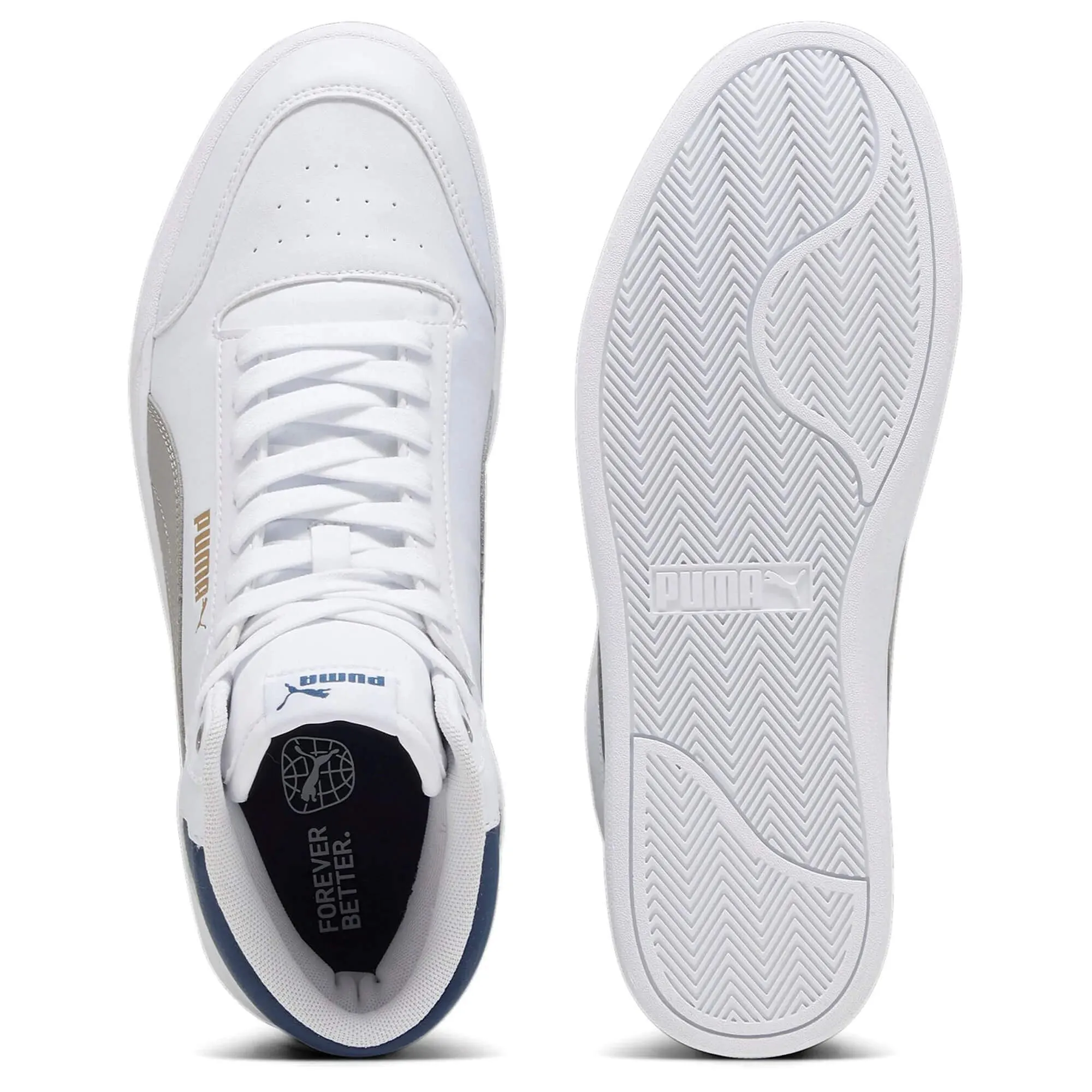 Tenisky Puma Shuffle Mid White/Grey/Blue/Gold