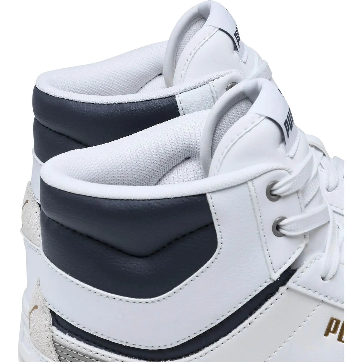 Tenisky Puma Shuffle Mid White/Grey/Blue/Gold
