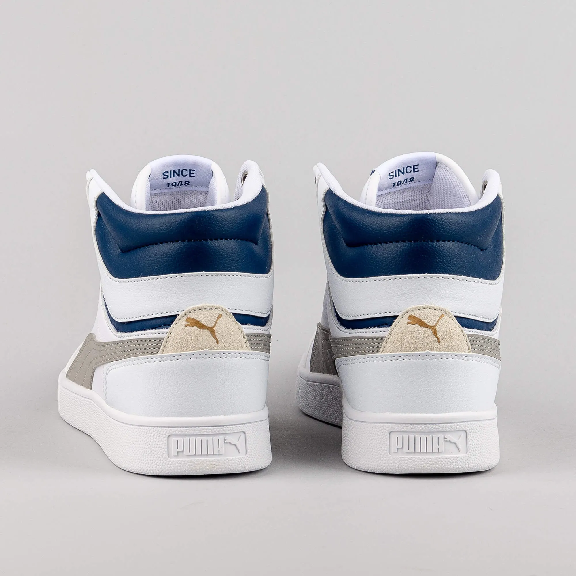 Tenisky Puma Shuffle Mid White/Grey/Blue/Gold