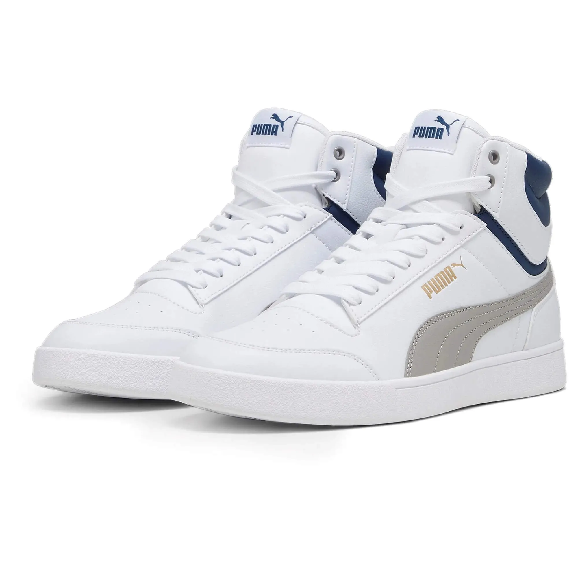 Tenisky Puma Shuffle Mid White/Grey/Blue/Gold