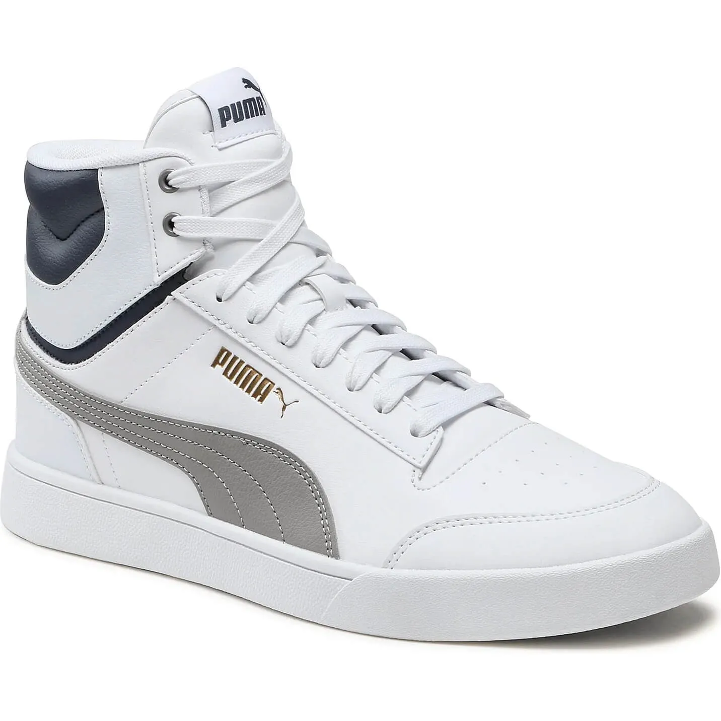Tenisky Puma Shuffle Mid White/Grey/Blue/Gold