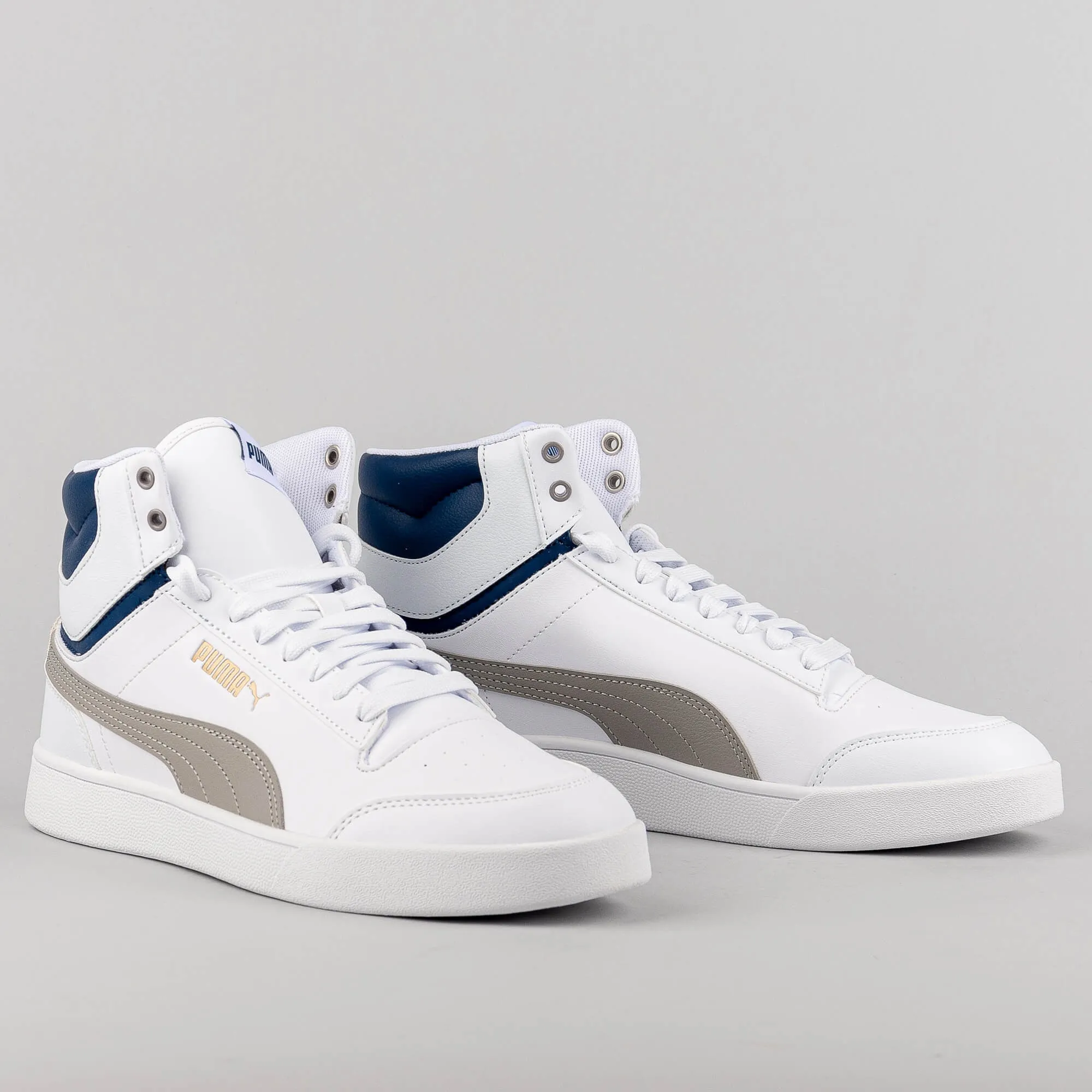 Tenisky Puma Shuffle Mid White/Grey/Blue/Gold