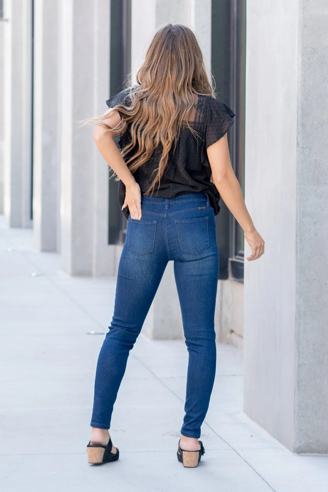 Tessa Mid Rise Super Skinny