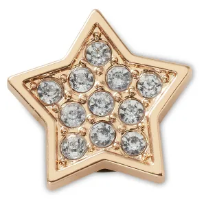 Tiny Gold Star with Diamonds Jibbitz