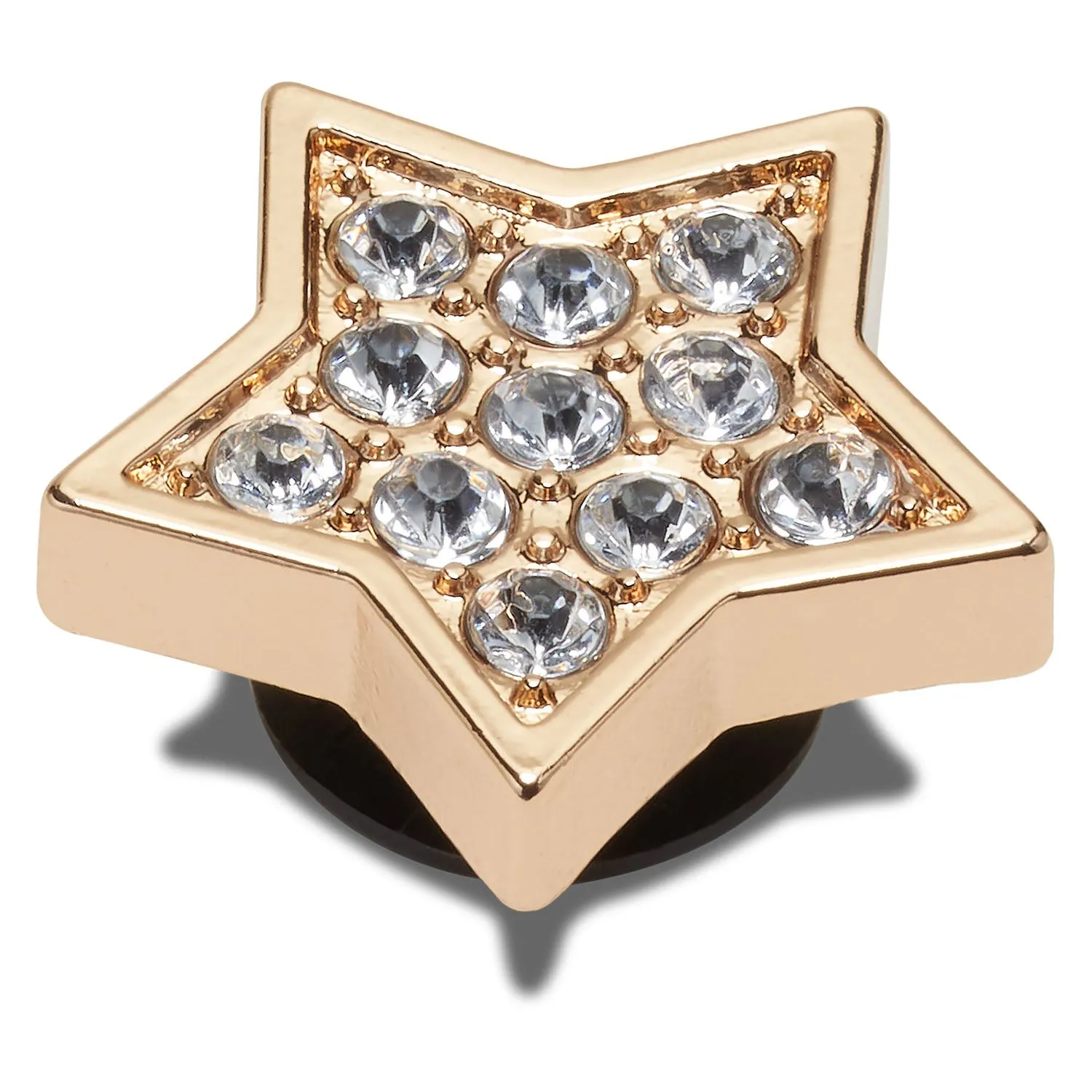 Tiny Gold Star with Diamonds Jibbitz