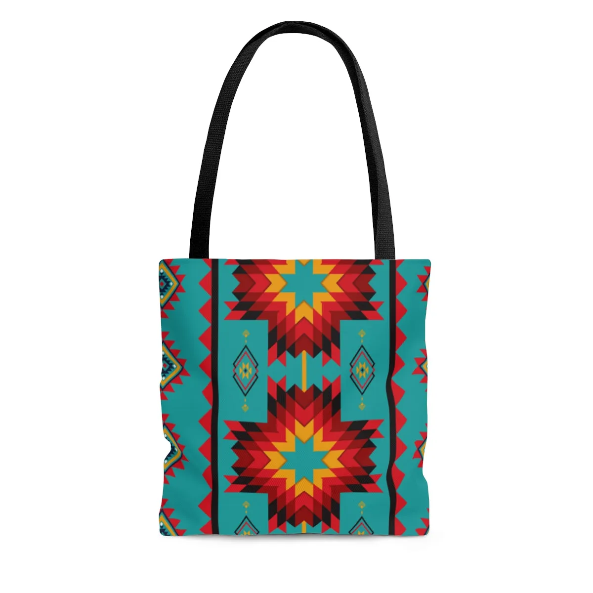 Turquoise Aztec Boot Bag