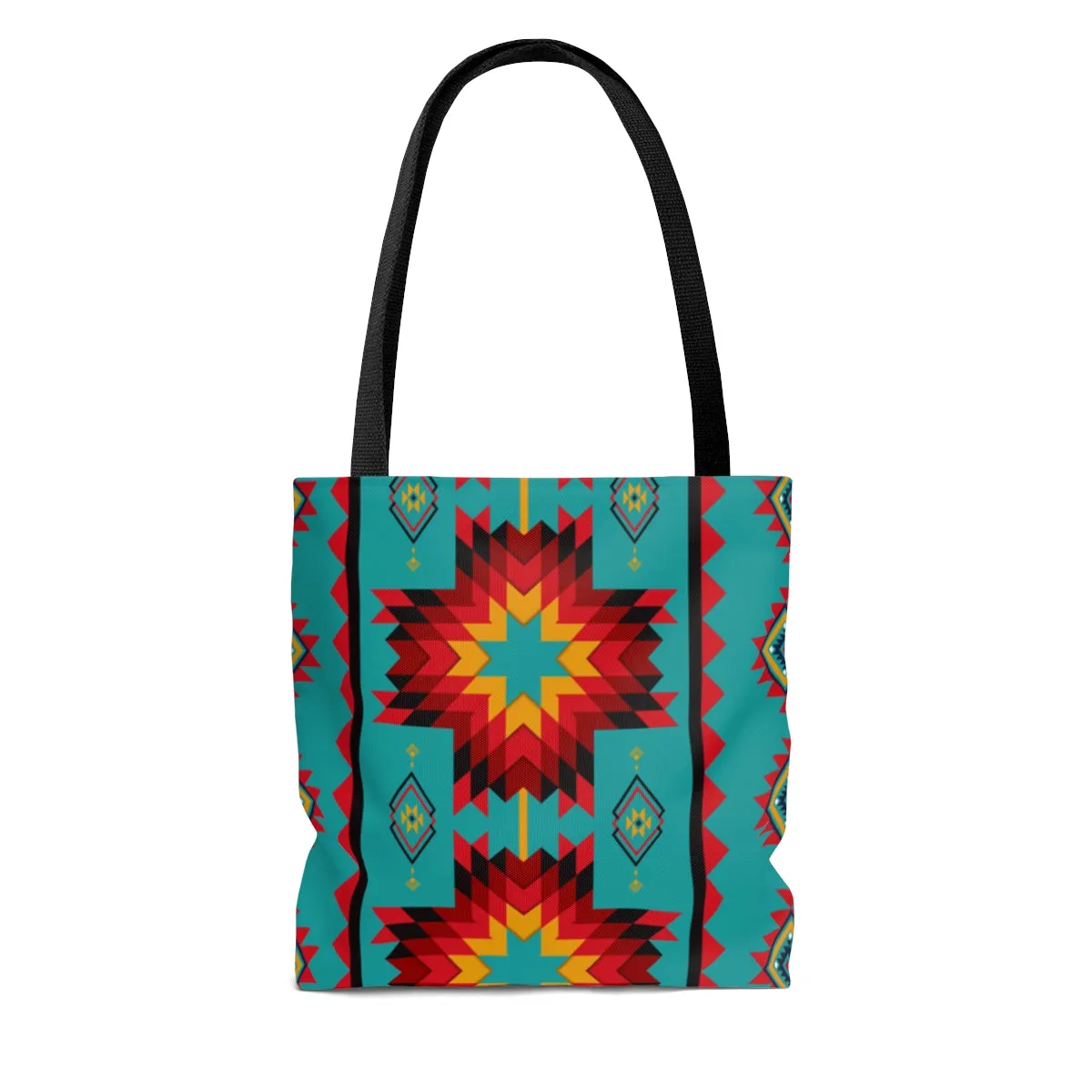 Turquoise Aztec Boot Bag