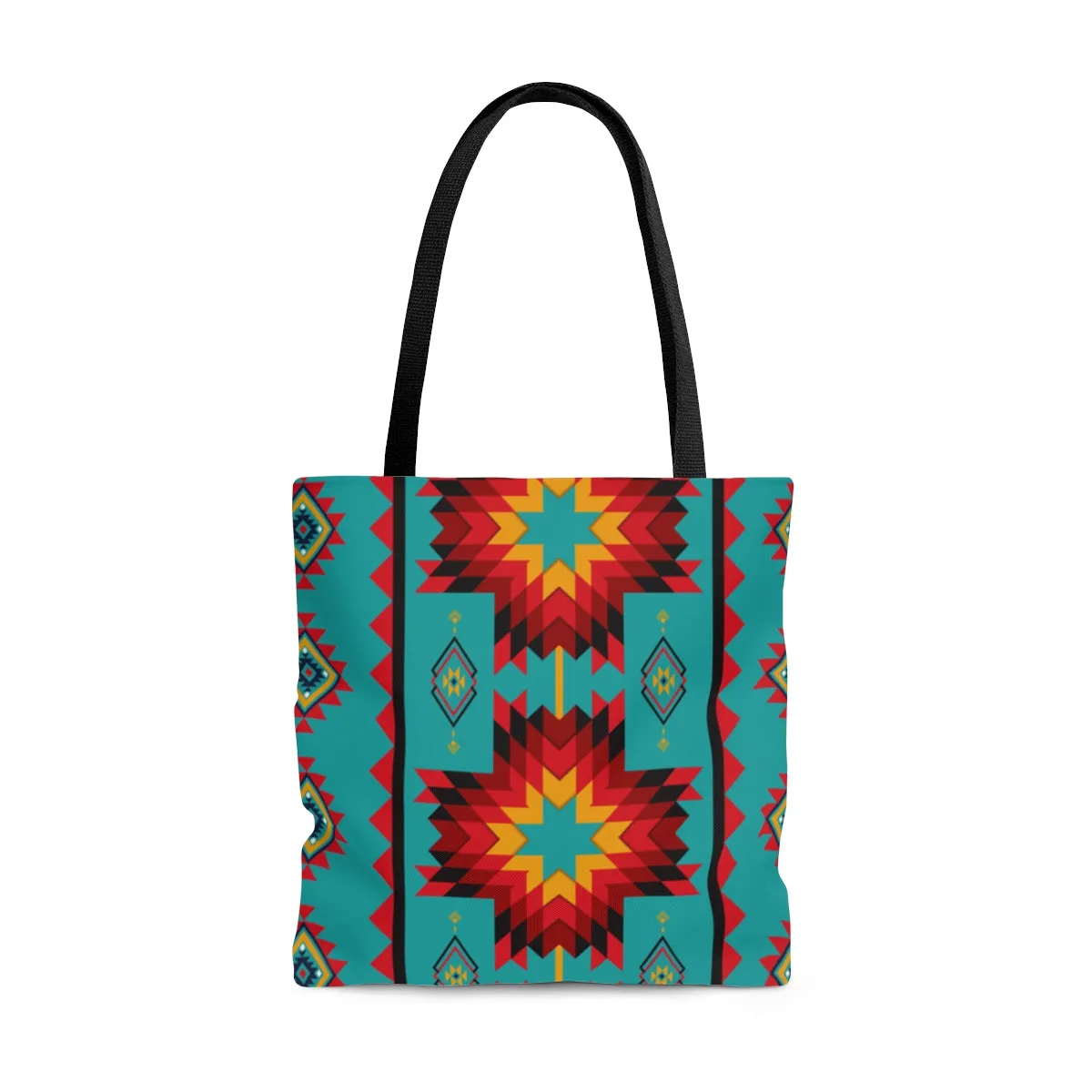 Turquoise Aztec Boot Bag