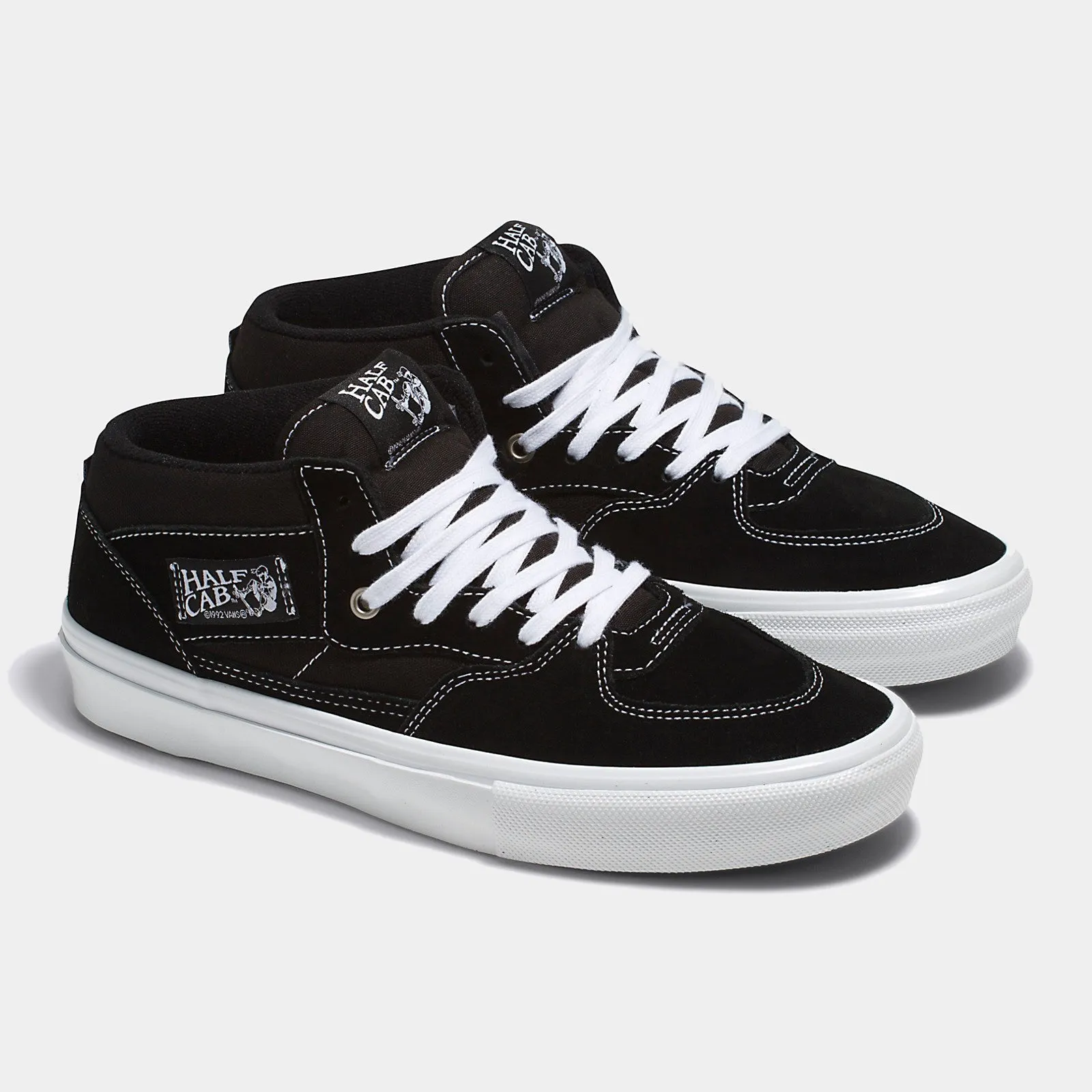 VANS SKATE HALF CAB - BLACK/WHITE