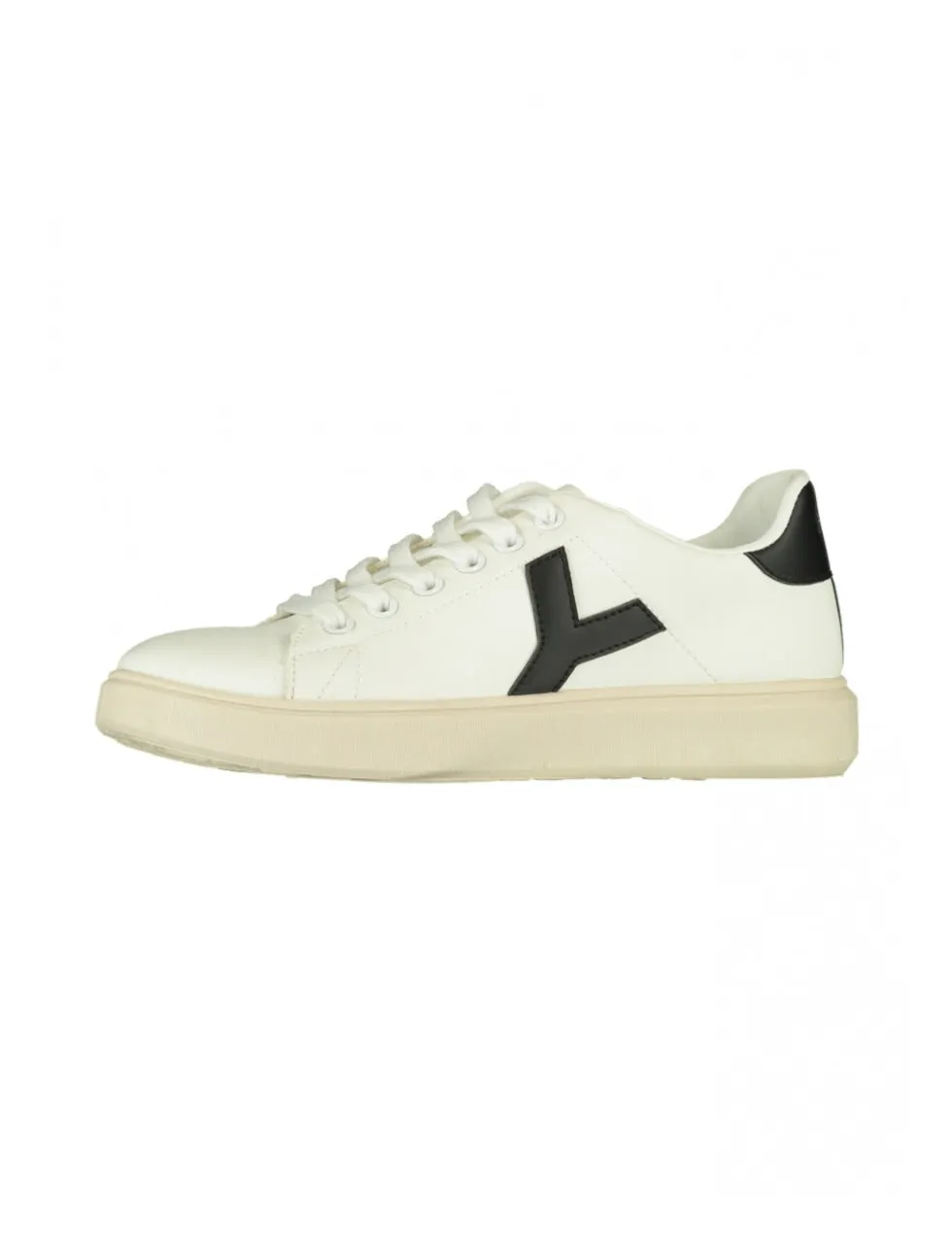 Vicky Black Heel Trainers