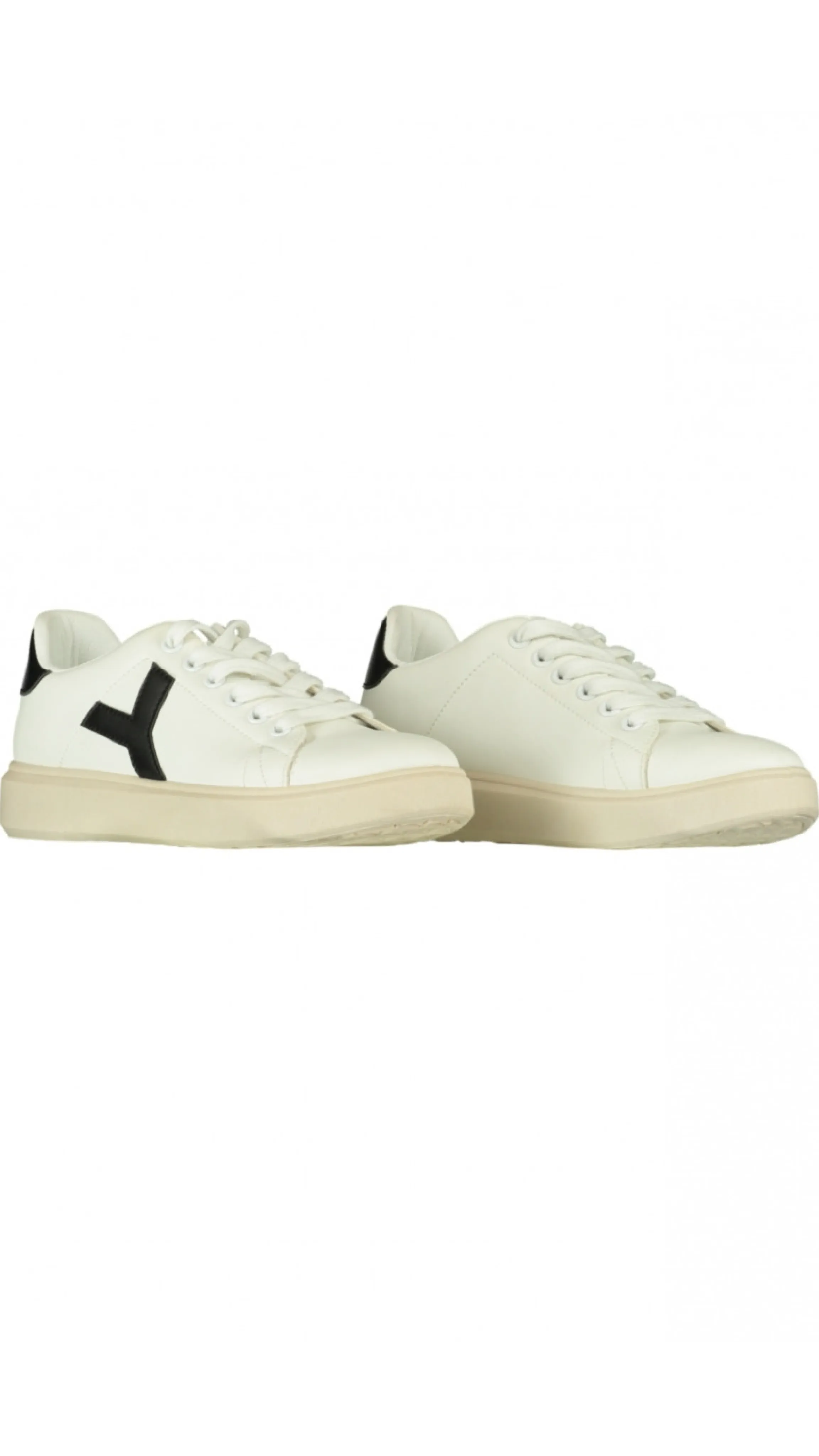 Vicky Black Heel Trainers