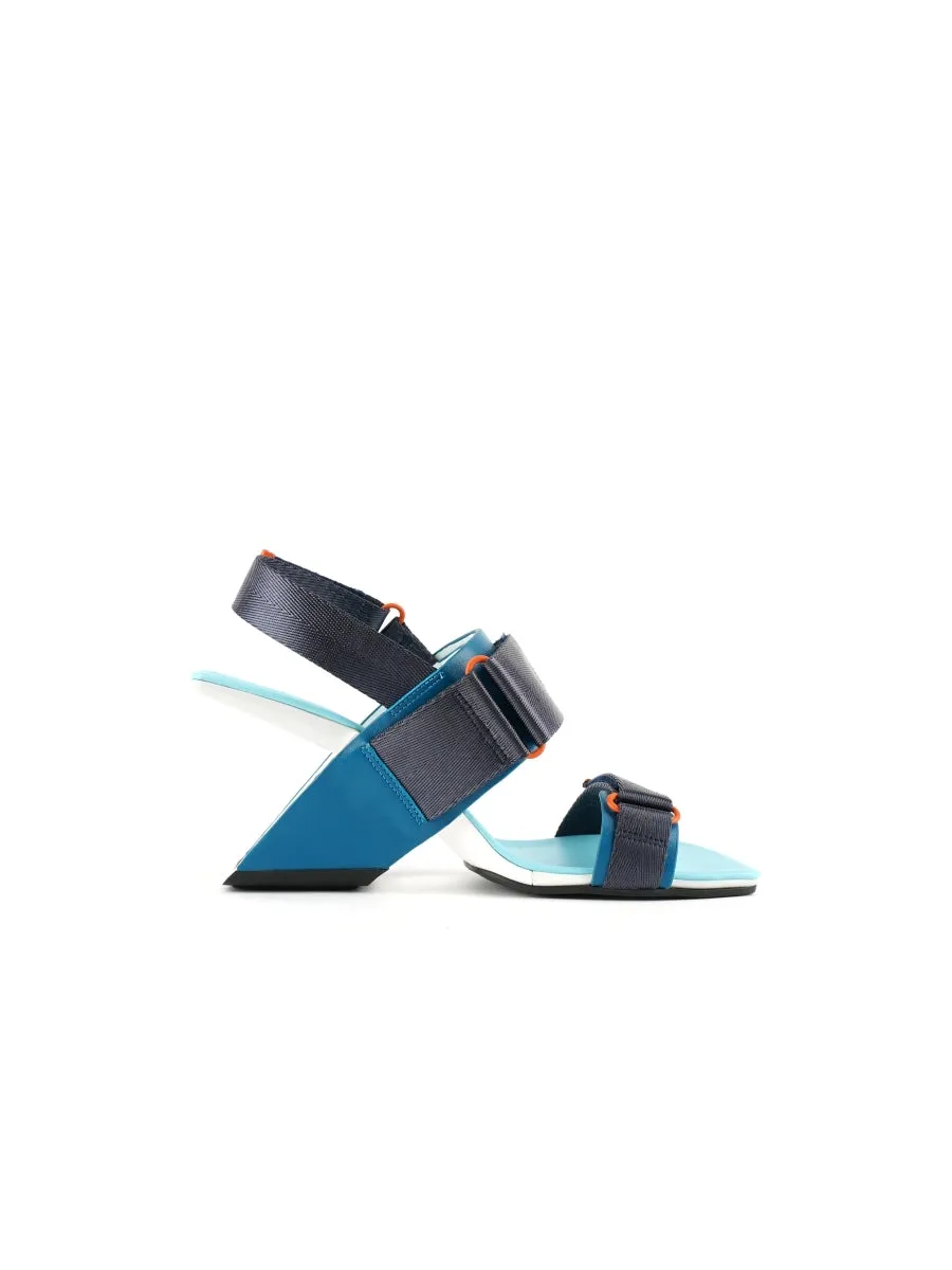 Wedge Heel Summer Slingback Sandal - Turquoise