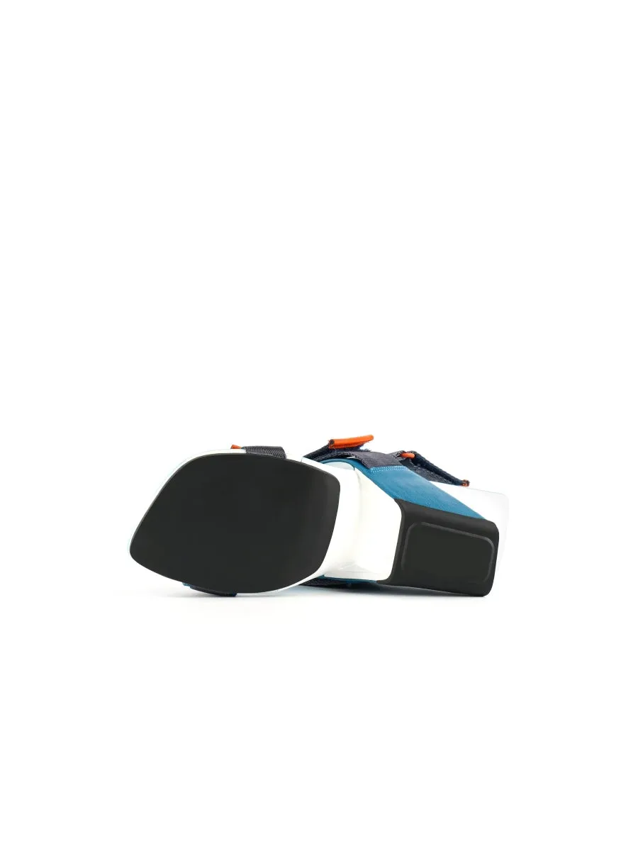 Wedge Heel Summer Slingback Sandal - Turquoise