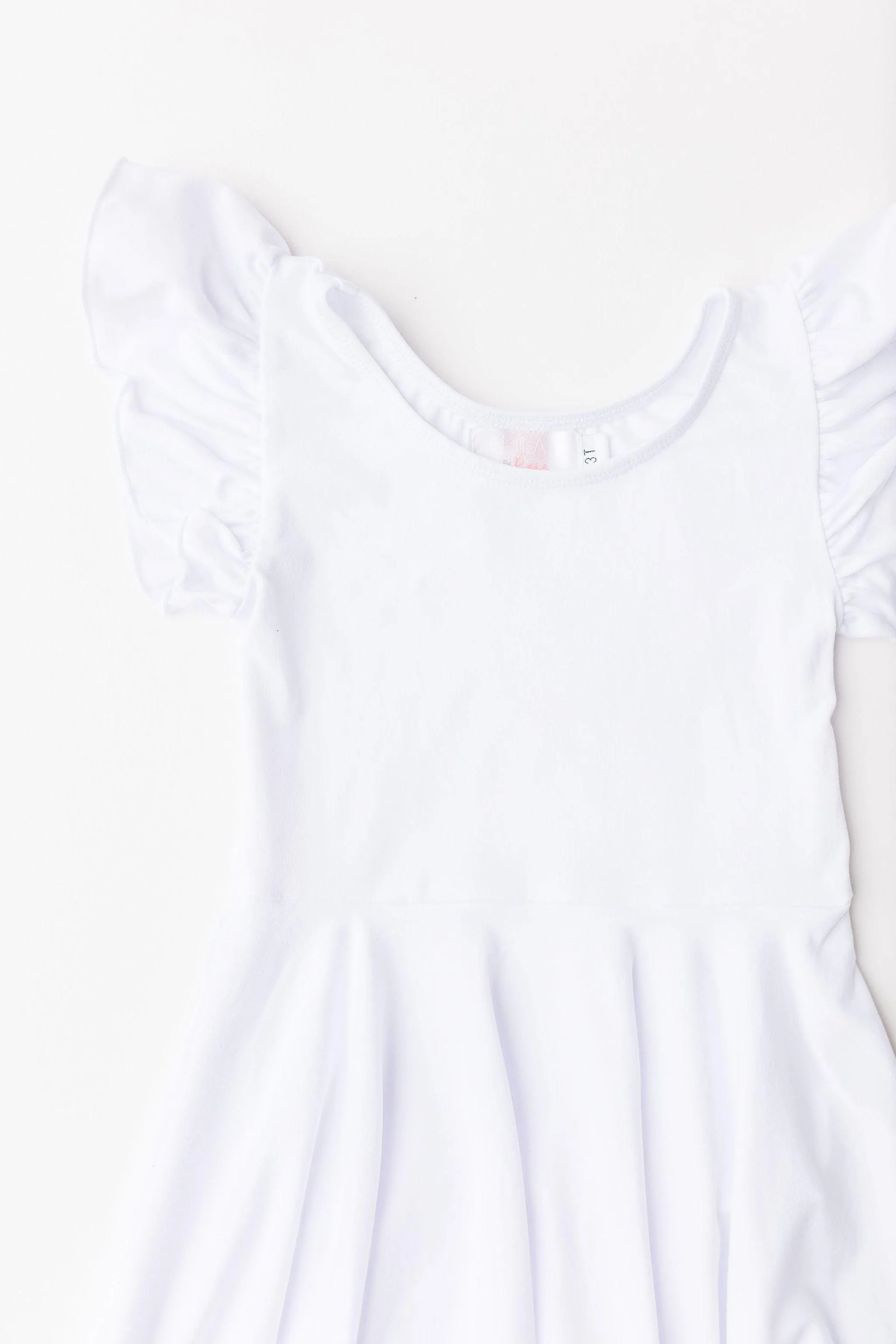 White S/S Twirl Leotard