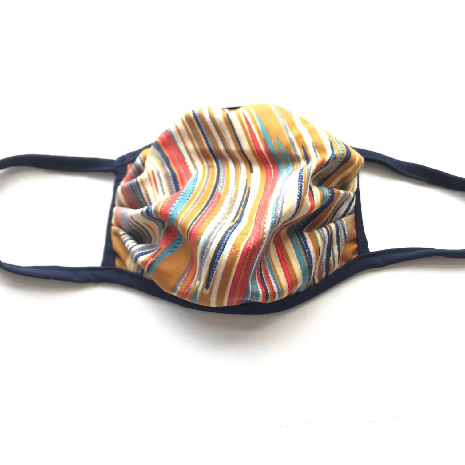Women's Ariella USA | Adult Face Mask | Gold Stripe