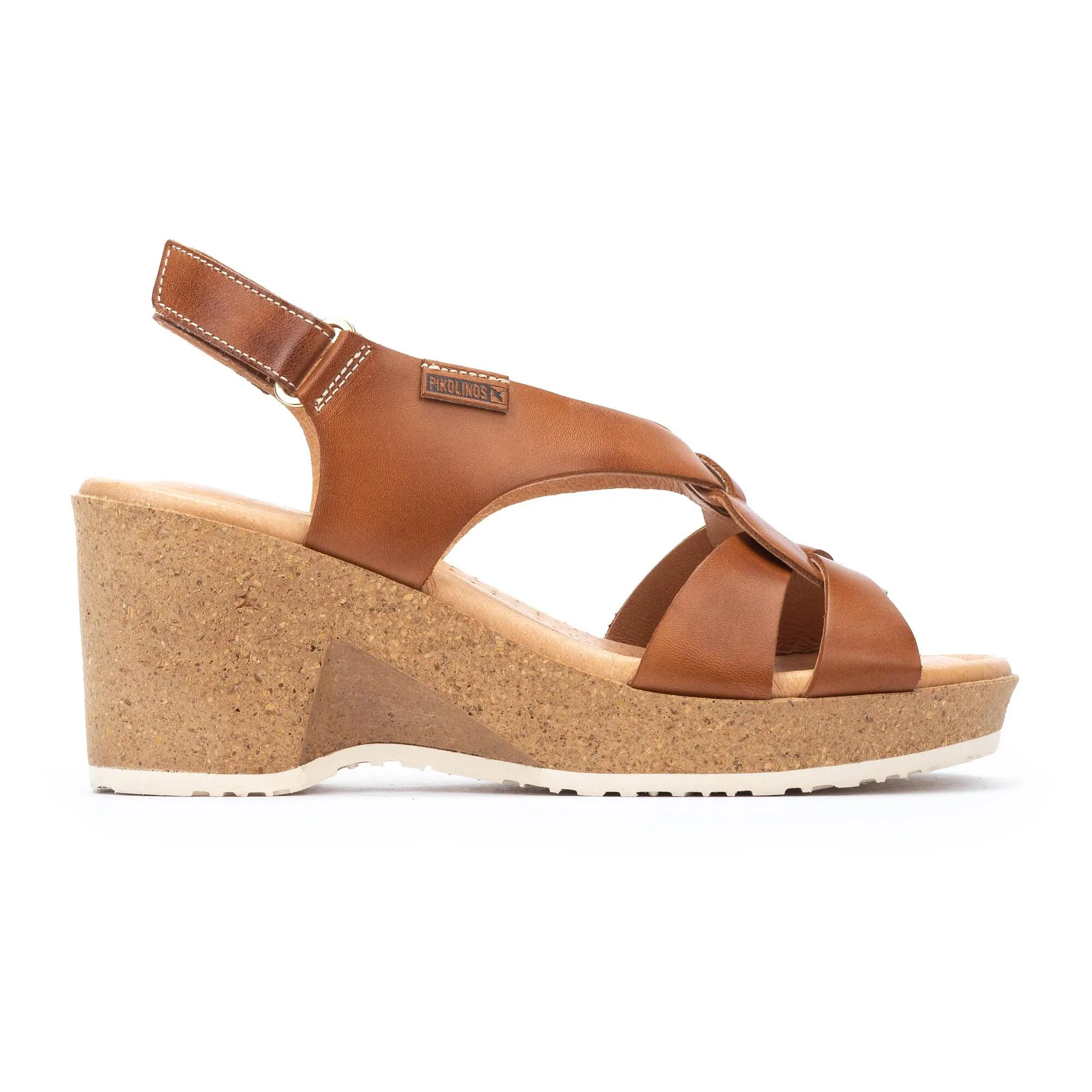WOMEN'S PIKOLINO ARENALES WEDGE SANDALS | BRANDY