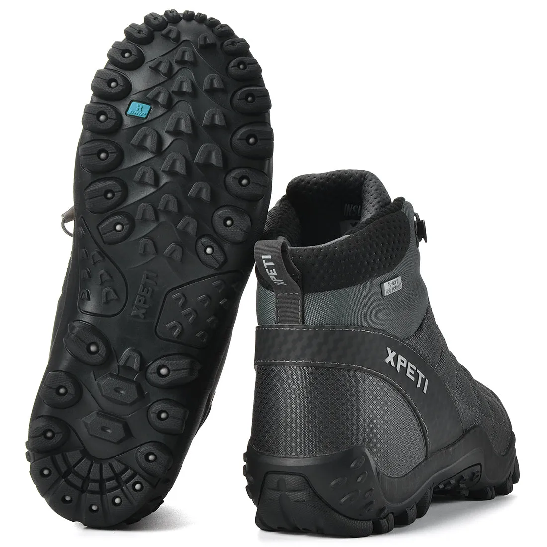 XPETI Men's CREST EVO Thermo Waterproof Hiking Snow Winter Boots