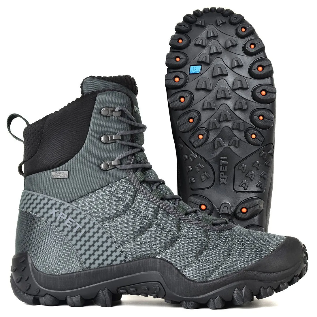 XPETI Men's CREST EVO Thermo Waterproof Hiking Snow Winter Boots